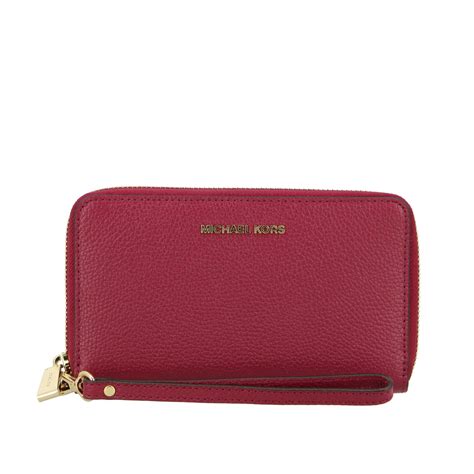 Michael Kors dark cherry wallet